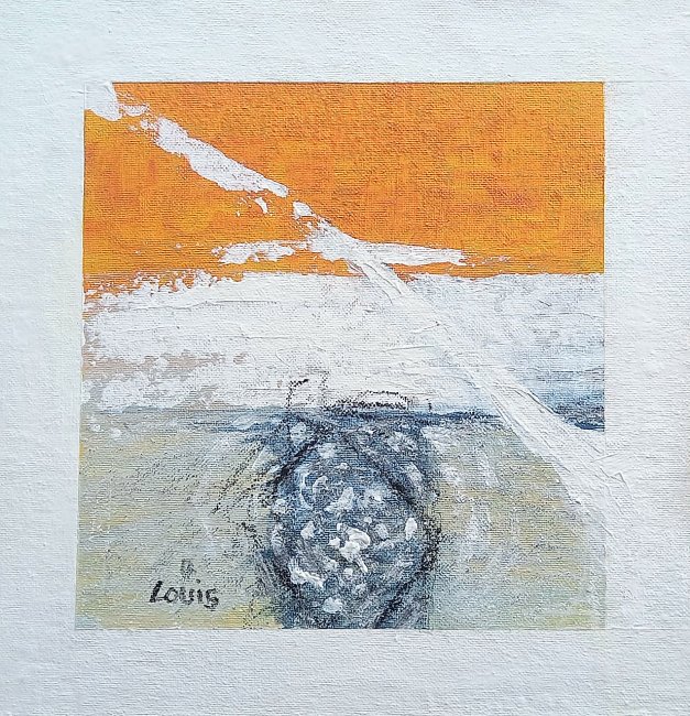 Louis de Jager - ORANGE, WHITE AND GREY